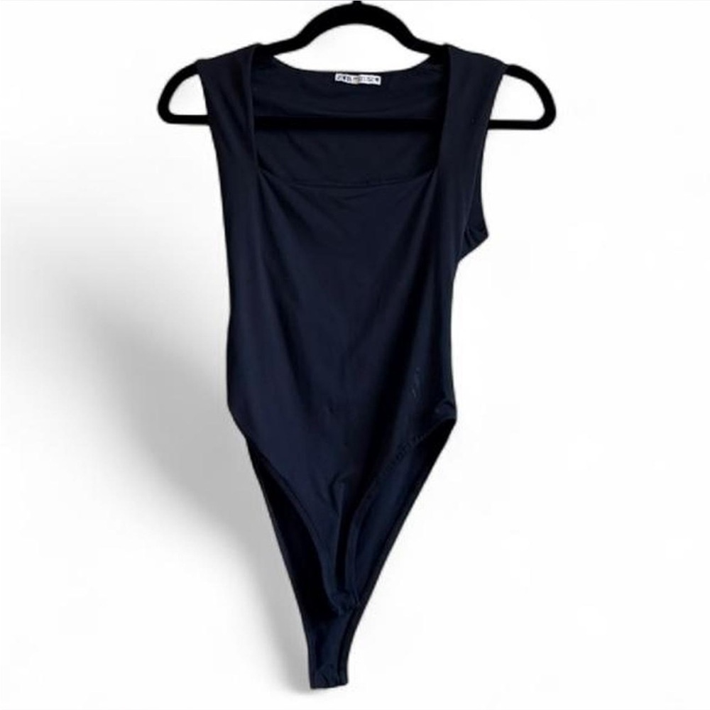 Zara Black Sleeveless Bodysuit
